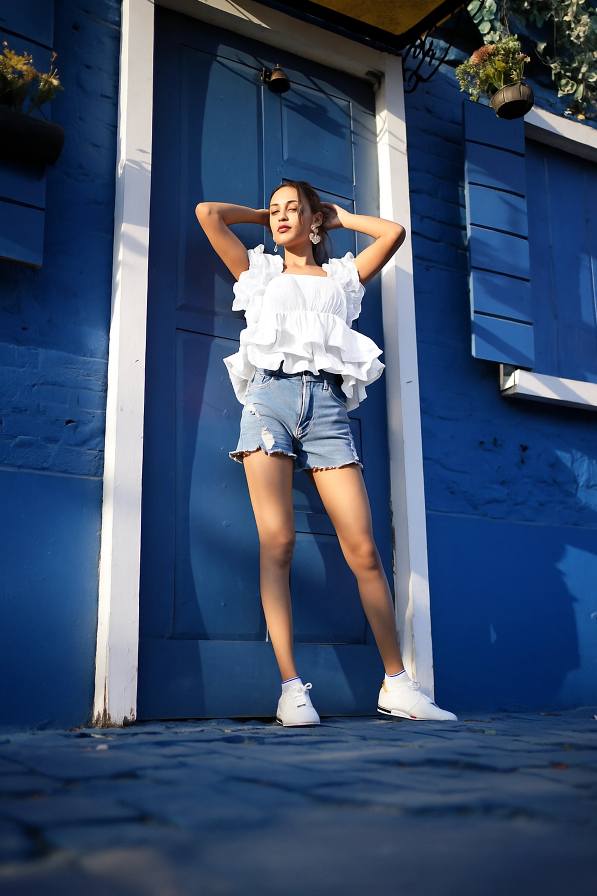 DESIGNER RUFFLE TOP