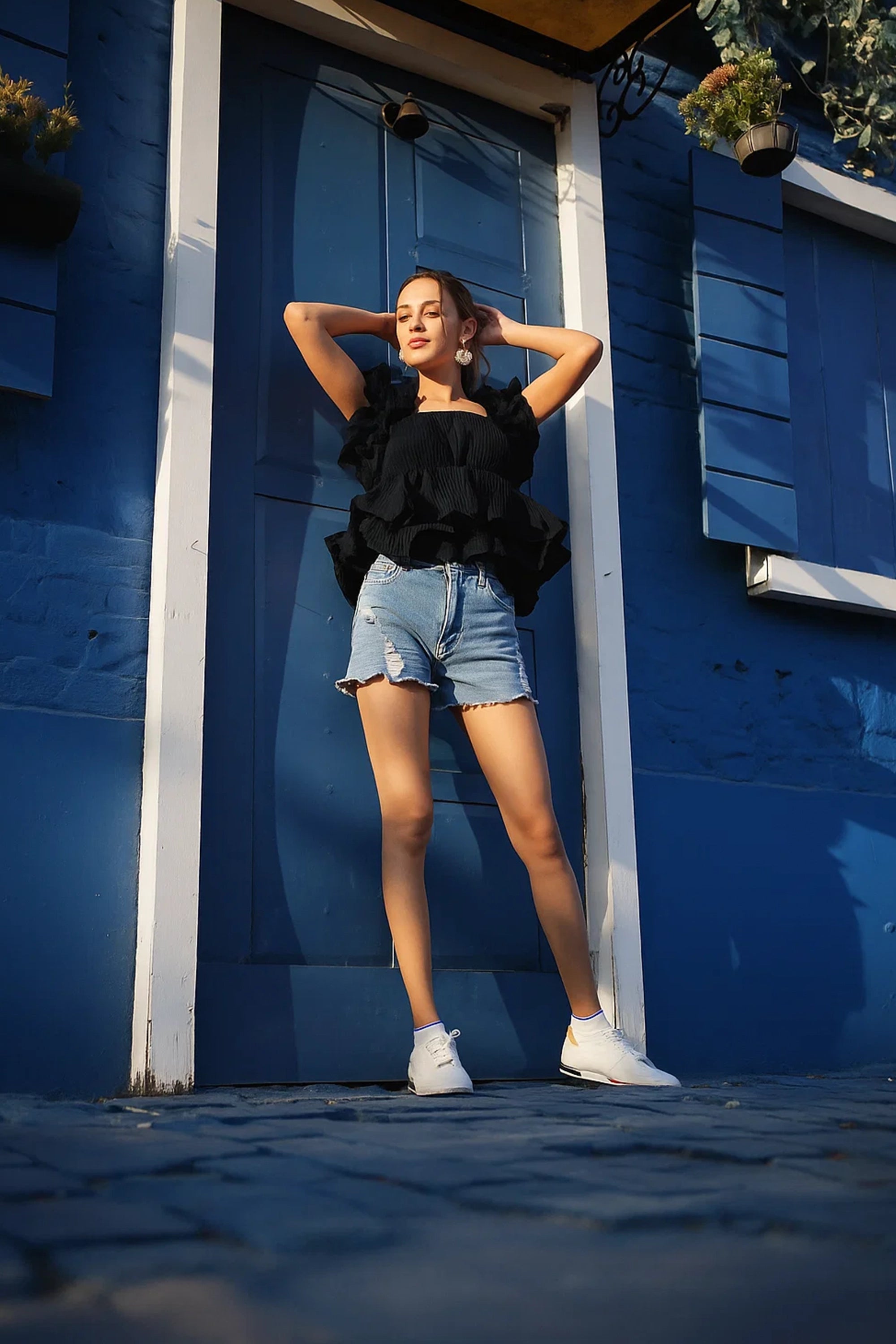 DESIGNER RUFFLE TOP