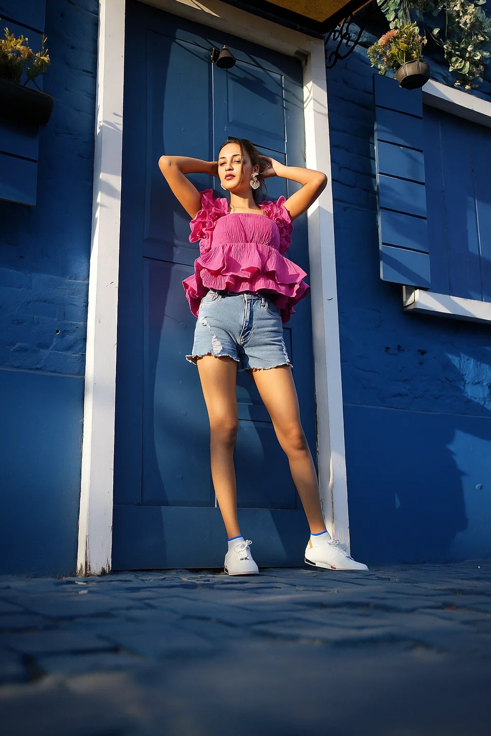 DESIGNER RUFFLE TOP