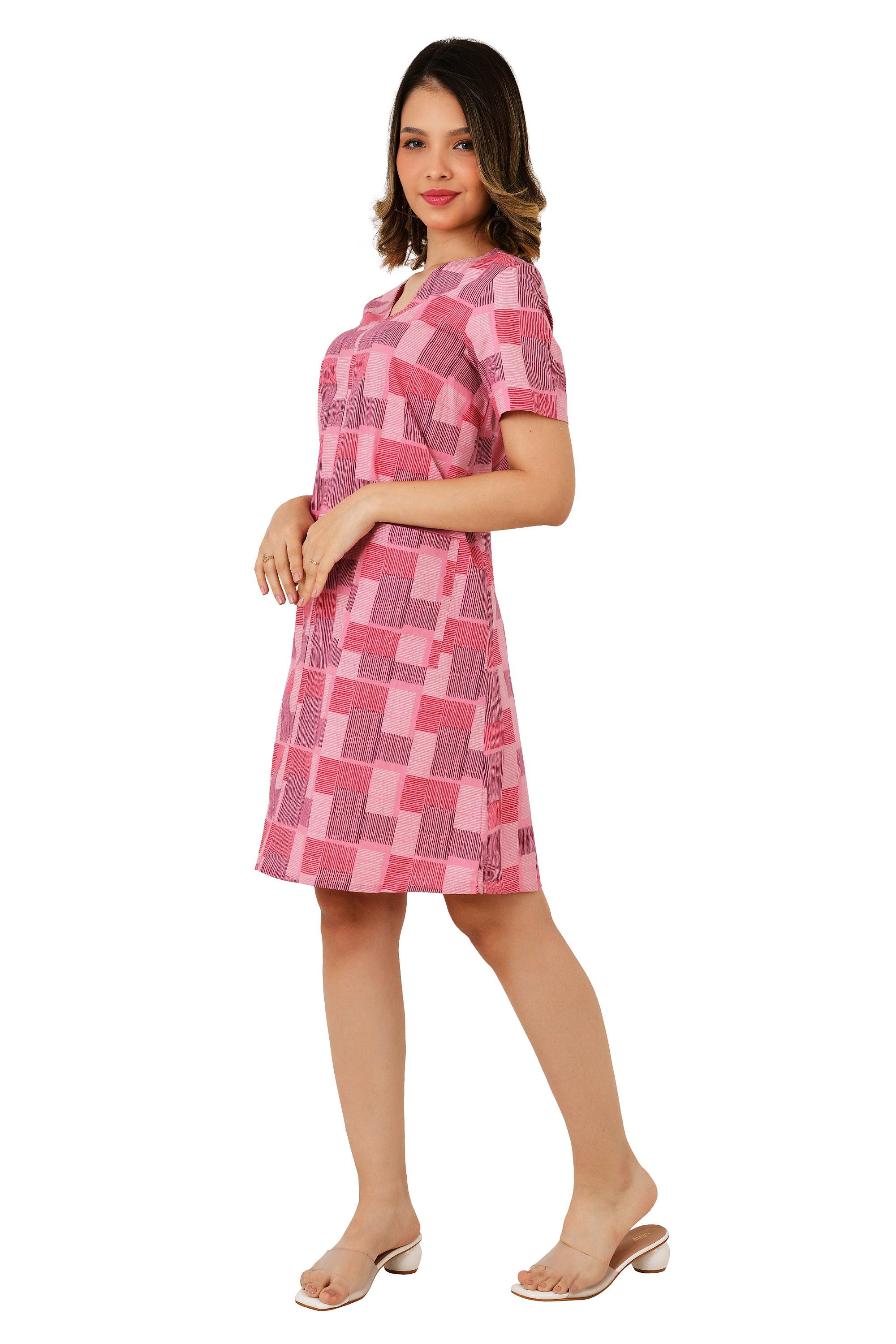 MULTI COLOR COTTON DRESS