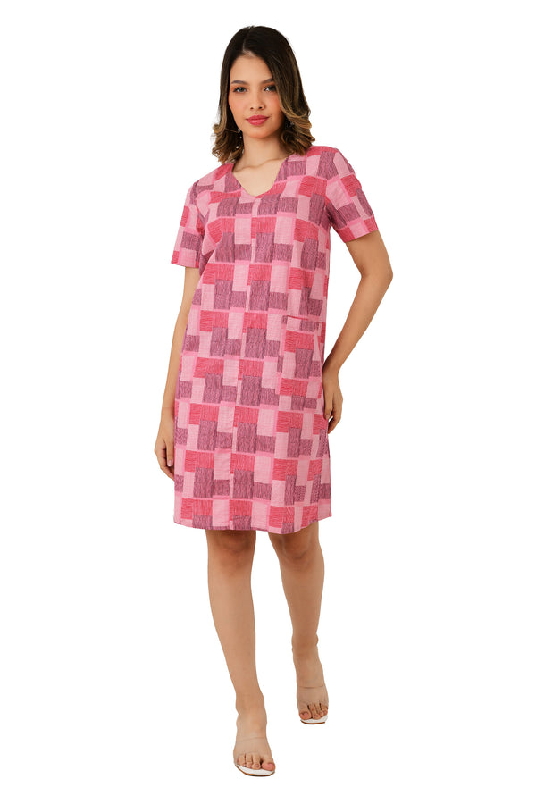 MULTI COLOR COTTON DRESS