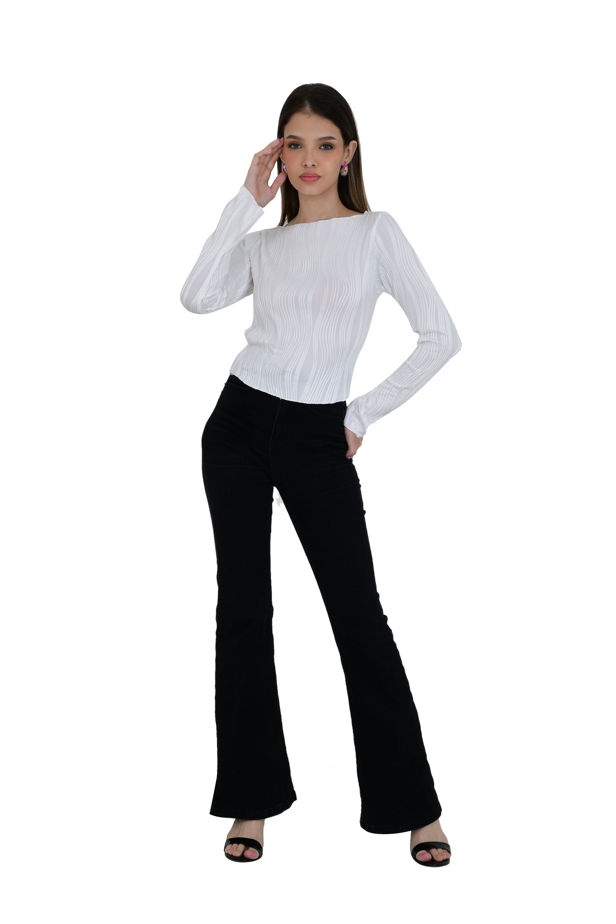 FORMAL TEXTURED TOP