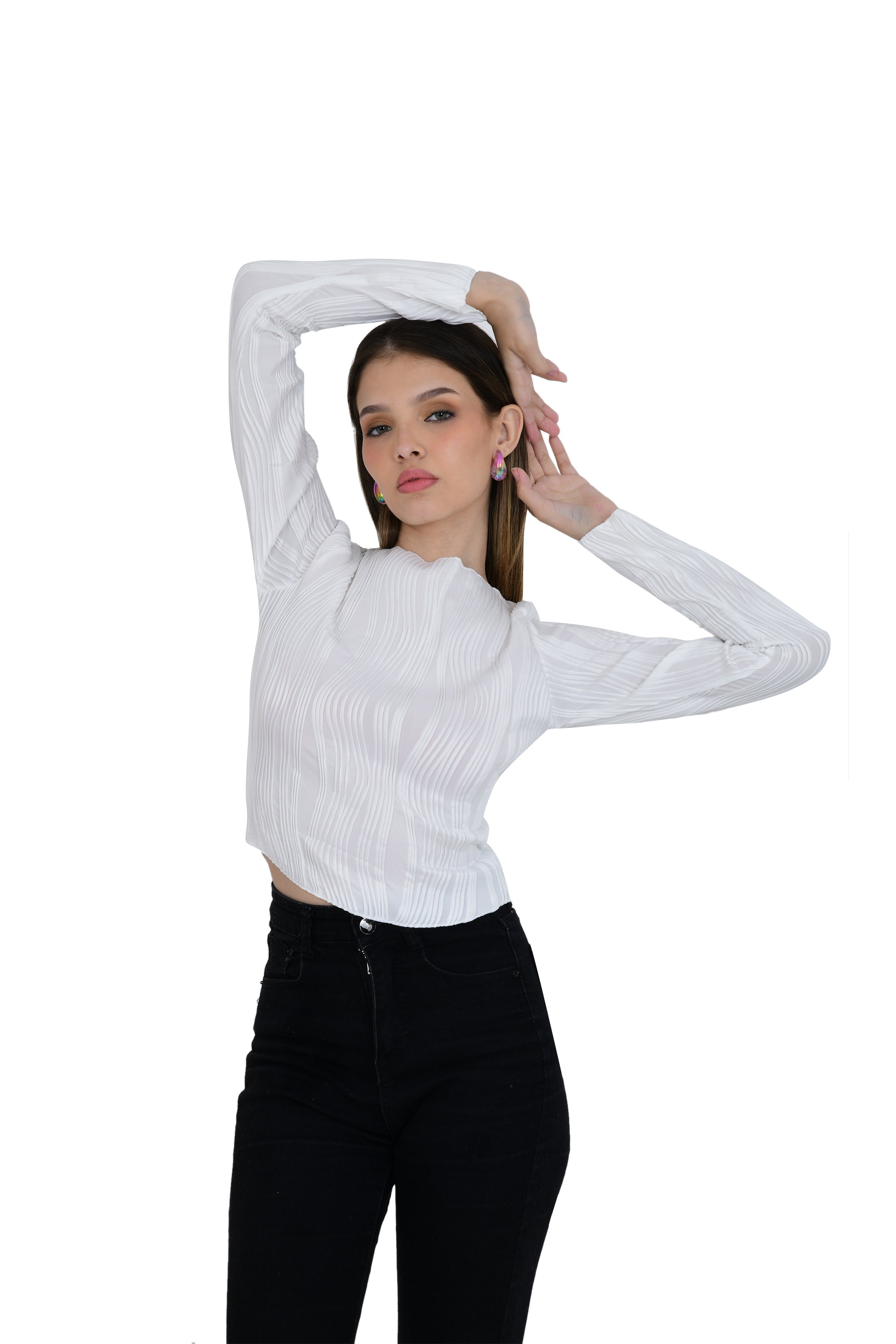 FORMAL TEXTURED TOP