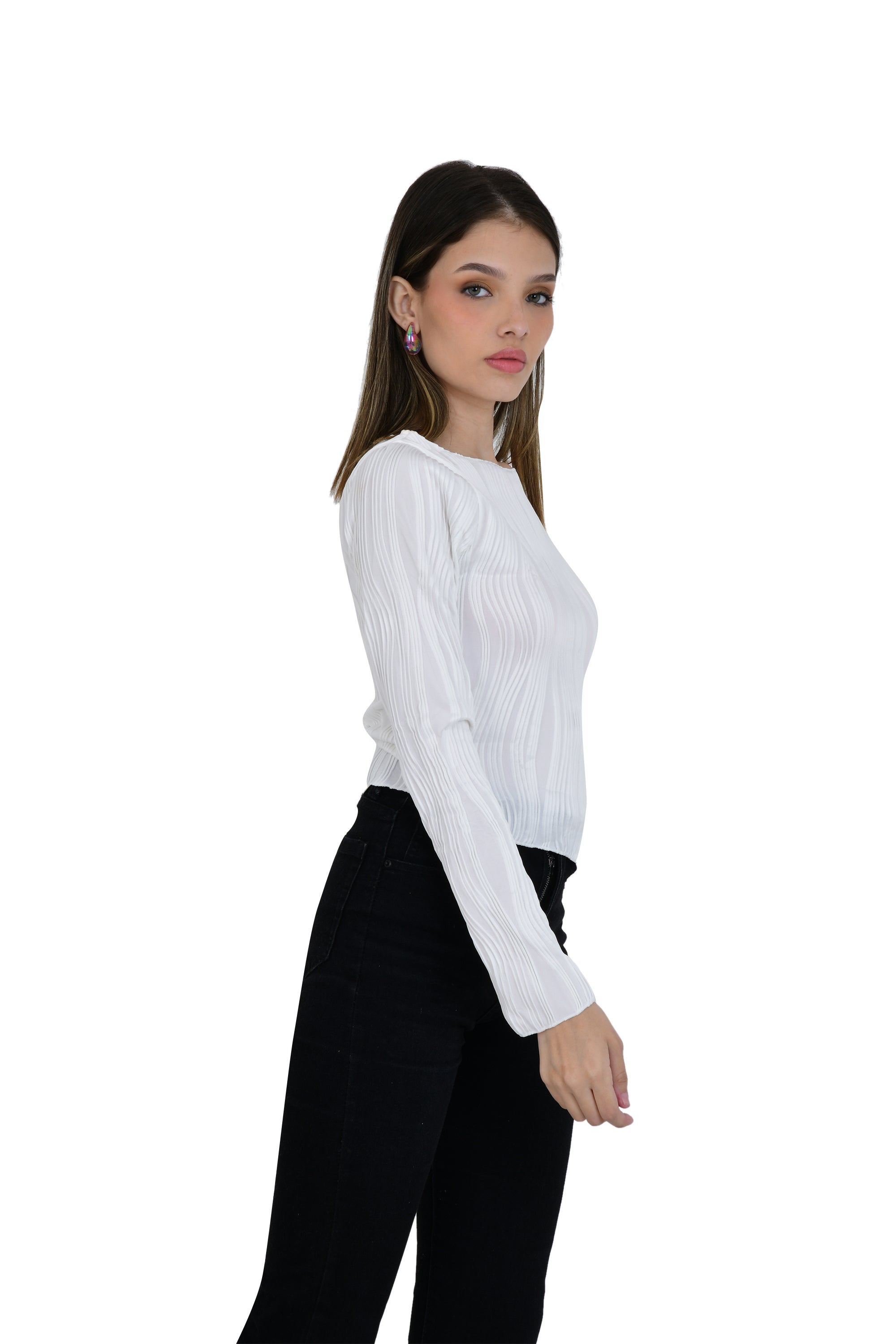 FORMAL TEXTURED TOP