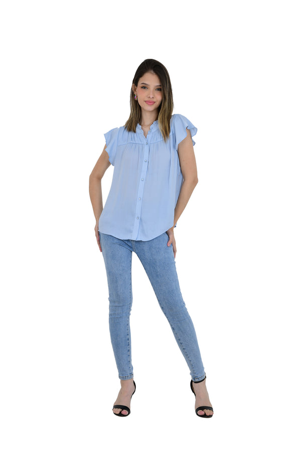 FRONT BUTTON STYLE TOP