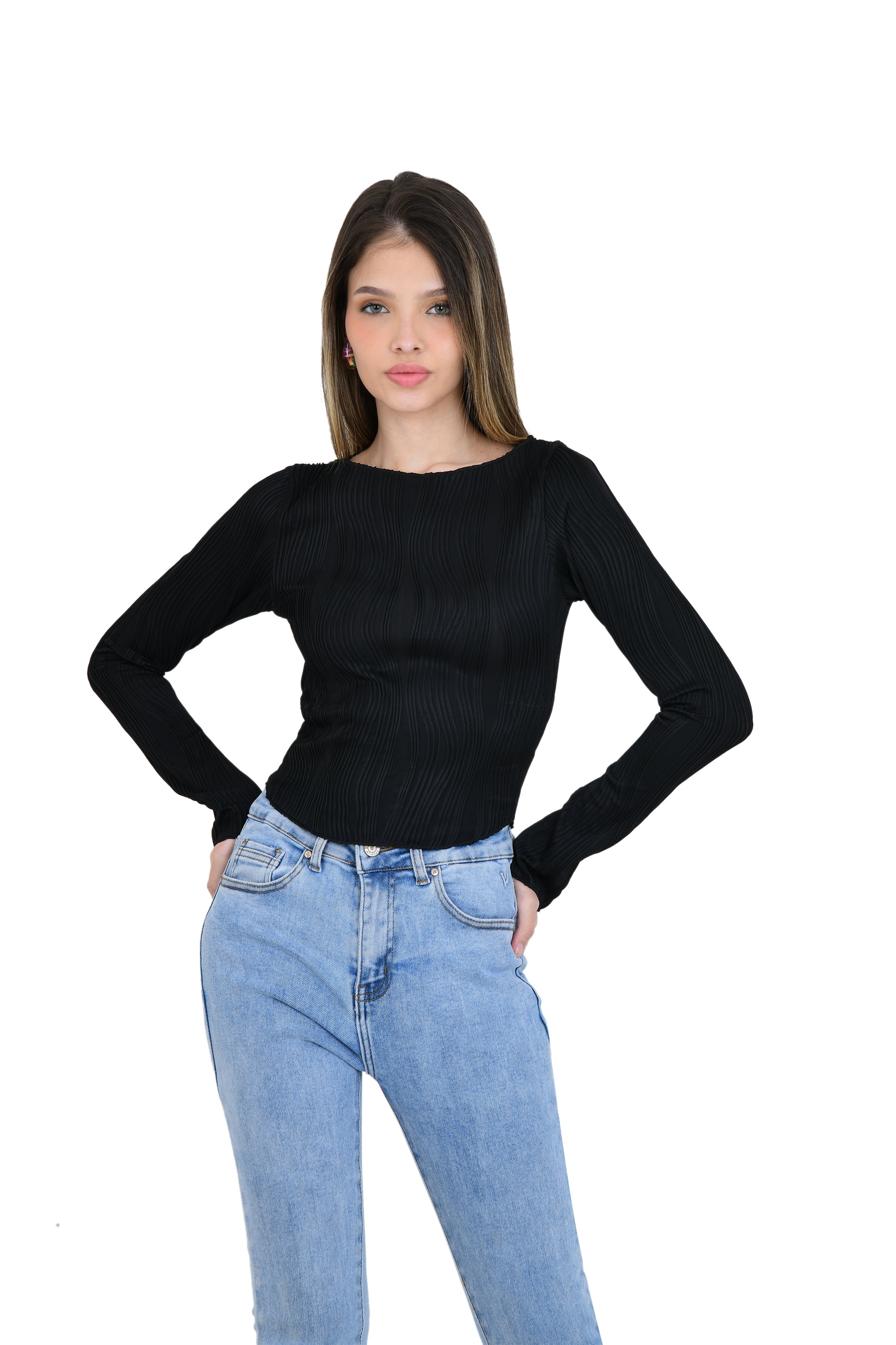 FORMAL TEXTURED TOP