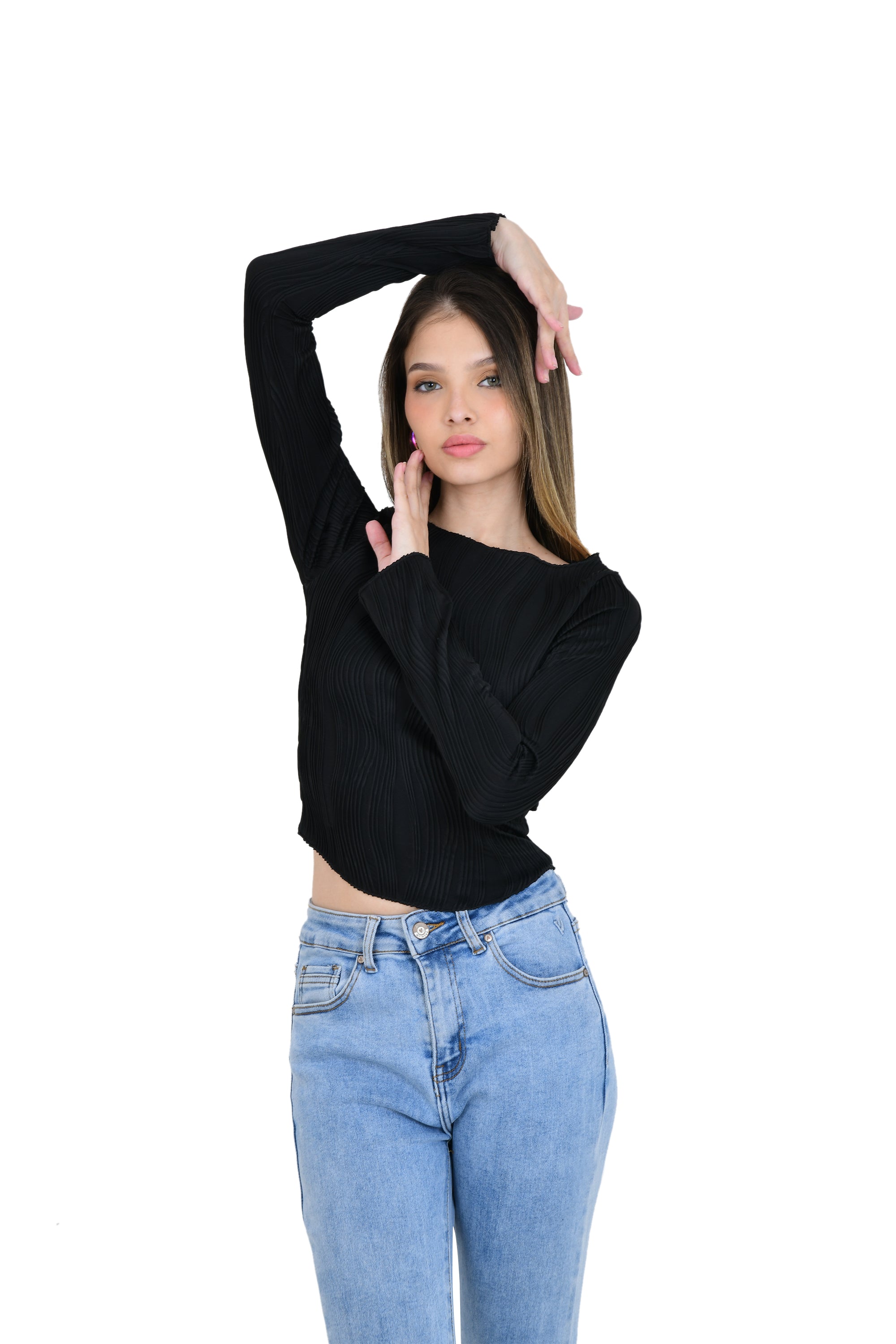 FORMAL TEXTURED TOP
