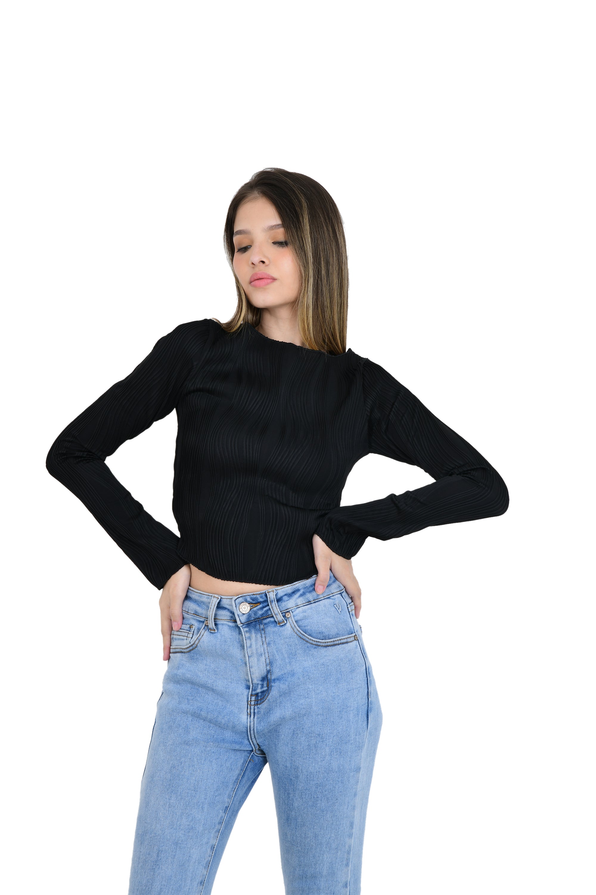 FORMAL TEXTURED TOP
