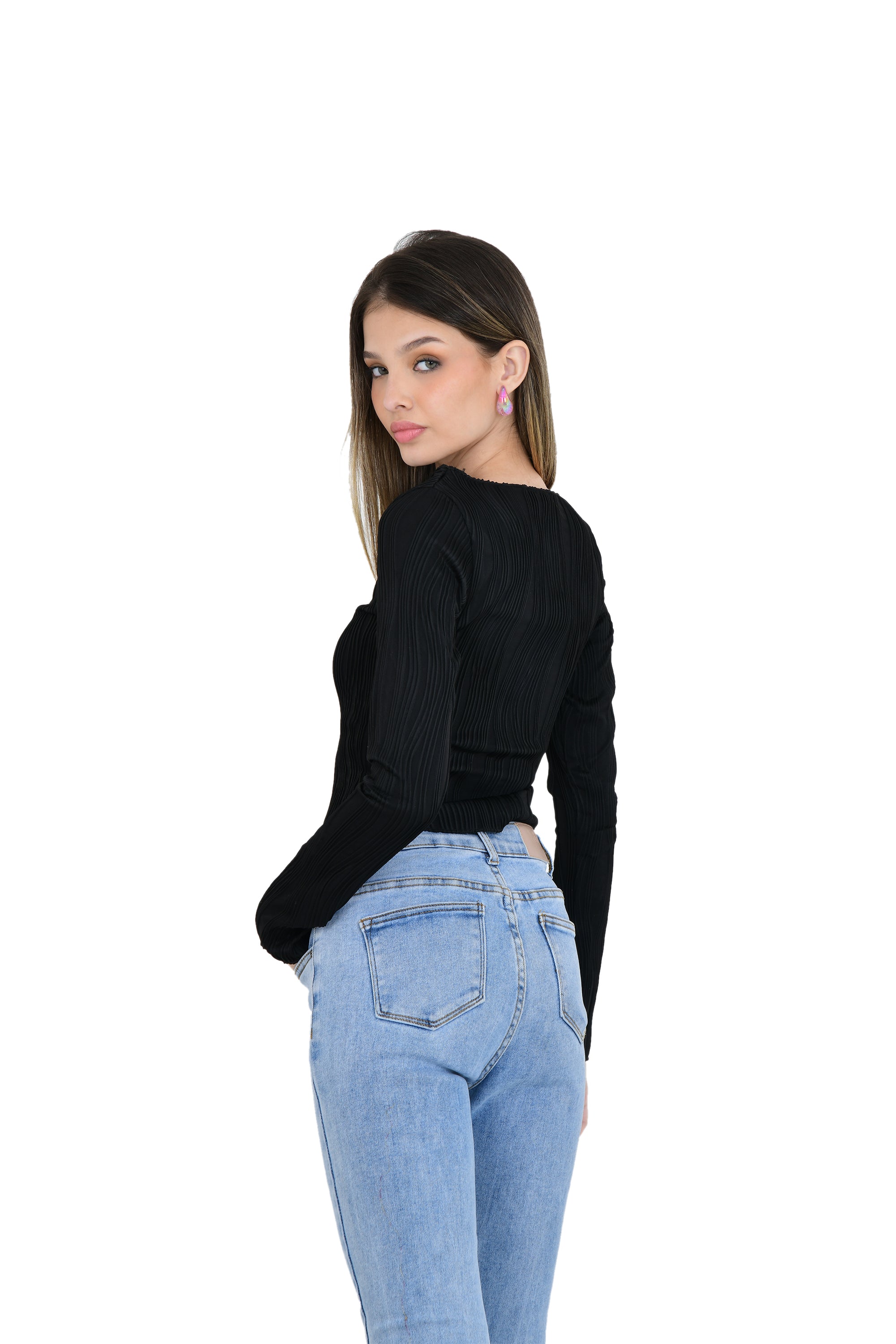 FORMAL TEXTURED TOP